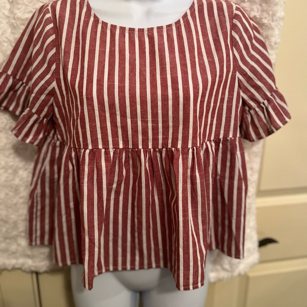 SHEIN peplum blouse